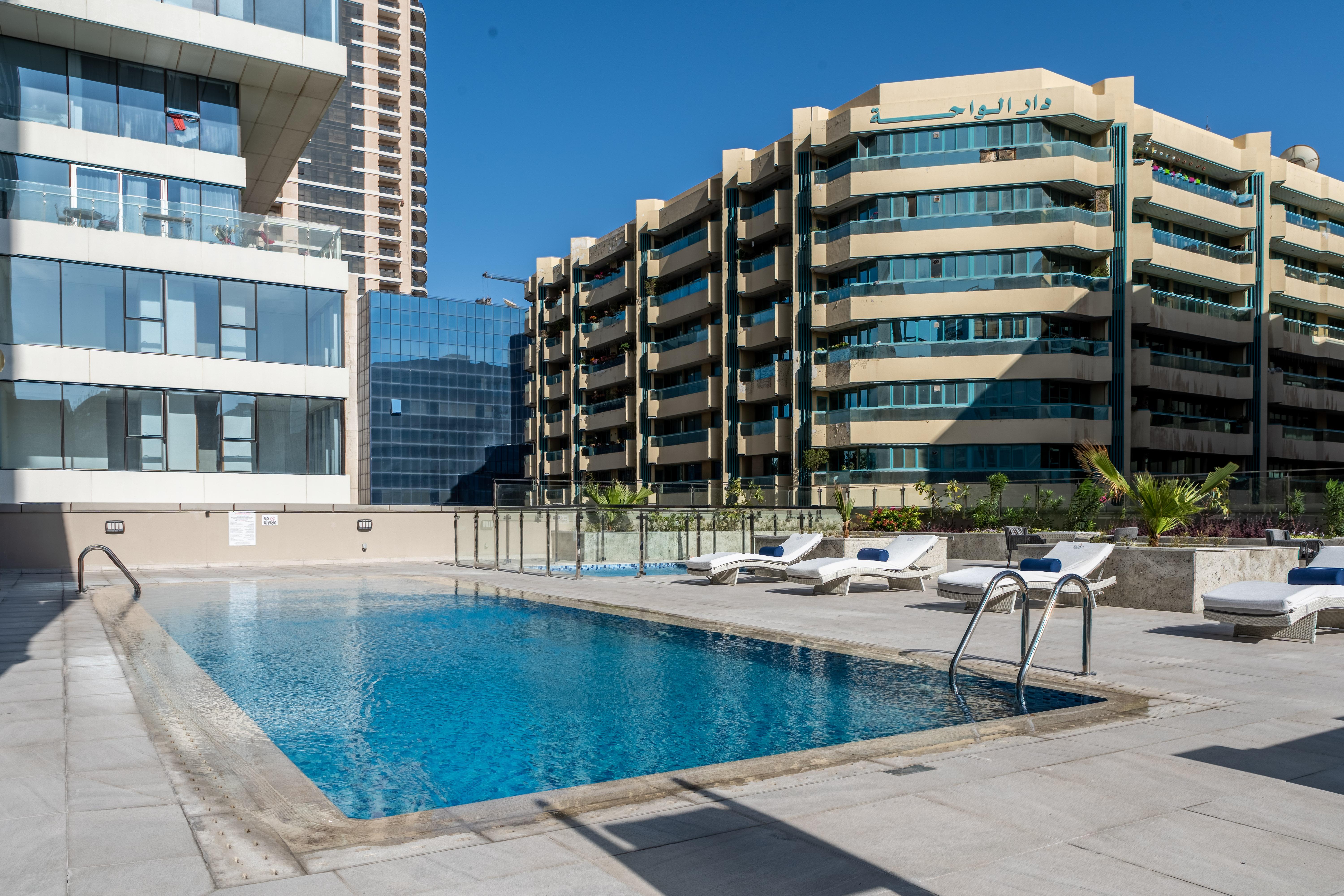 Suha Mina Rashid Hotel Apartments Dubái Exterior foto